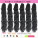 Soft Faux Locs Super Long Goddess Crochet Hair 36 Inch (Pack of 6) - Natural Braid Curly Wave Braiding Hair - 1B Color - Pre Looped - 6 Packs - Buy Online on GoSupps.com