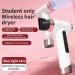 Cordless Hair Dryer Portable Blow Dryer for Women Men Hot Cold Blow 15000mAh Rechargeable Lightweight Portable Blow Dryer for Dormitory Travel Fast Drying As Salon (US Plug) US Plug White - Buy Online on GoSupps.com