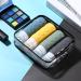 Leakage-Proof 100ml Silicone Travel Bottles Set - Refillable Travel Containers with Cultural Bag for Shampoo & Shower Gel - Available in Dark Blue Yellow Green & Dark Gray - Buy Online on GoSupps.com
