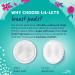Lil-Lets Breast Pads - Ultra-Thin Absorbent & Fragrance-Free - 120 Individually Wrapped Nursing Pads for Maximum Comfort & Protection Postpartum - Buy Online on GoSupps.com
