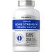Piping Rock Bone Strength Algae Supplement | 250 Caplets | Plant Based Calcium with Vitamin K2 D3 Magnesium | Vegan Non-GMO Gluten Free