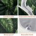 Tropical Leaf Beard Bib Apron | Beard Hair Catcher for Men | Perfect Father's Day & Christmas Gift with Suction Cups - Buy Online on GoSupps.com