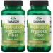 Swanson Prebiotic + Probiotic Fiber - Natural Supplement Promoting Digestive System & Immune Health Support - Aids Regularity & GI Tract Health - (60 Capsules 500 Million CFU Each) (Pack of 2)