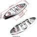 YaeMarine 6 Stainless Folding Cleat - Marine Grade Steel Dock Cleat - Buy Online on GoSupps.com
