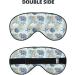 Algae Corals & Seashells Print Sleep Masks - Soft Adjustable Eye Masks for Home & Travel - Buy Online on GoSupps.com