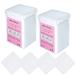 400 PCS Eyelash Extension Glue Wipes Lint Free Nail Wipes Super Absorbent Soft Non-woven Fabric Adhesive Nail Polish Remover Wipe Glue Wiping Cloth for Lash Extension Supplies and Nail Polish Bottle 200 Count (Pack of 2...