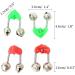 HONBAY 30PCS Plastic Clamp Fishing Rod Alarm Dual Bells - Green/Red Alerts - Buy Online on GoSupps.com
