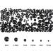 4000-Piece Glass Flatback Rhinestone Set with Tweezer and Picking Pen - Black and Red | 6 Sizes 1.5mm-6mm | Nail & Face Art - Buy Online on GoSupps.com