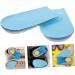 FRCOLOR Shock Absorbing Height Increasing Insoles for Men & Women | Elevator Shoe Inserts for Plantar Support & Comfort | 1 Pair Blue 11X6.3X1.5CM - Buy Online on GoSupps.com
