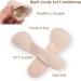 CB Arch Support Insoles - 2 Pairs, Silicone Gel, Shock Absorption, Arch & Heel Pain Relief - Women's 3/4 Length Inserts for High Heels - Nude & Black - Buy Online on GoSupps.com