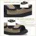 Adjustable Diabetic Slippers for Men - Extra Wide, Comfortable & Breathable with Anti-Slip Sole - Khaki EU47/285mm - Buy Online on GoSupps.com