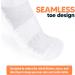 Viasox 4 Pack Non-Binding Diabetic Socks - Large Black & White Assorted Set for Men & Women - Buy Online on GoSupps.com