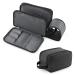 Lifewit Toiletry Bag for Men Large Travel Shaving Dopp Kit with Double Zippers Water-Resistant Bathroom & Travel Organizer for Full Size Toiletries and Shaving Accessories Large Black Black L