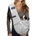 Cuby Dog & Cat Sling Carrier - Soft Cotton Pet Bag for Travel | Gray Stripes | 10x10x5 cm - Buy Online on GoSupps.com