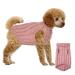 Dog sweater pet pullove winter warm dog cat sweater small dog turtleneck knitting sweater knitting sweater outer clothing for small medium -sized dogs and cats (pink s) s rosa