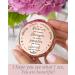 Hiipeenow Rose Gold Compact Mirror - Inspirational Gift for Women - Braver Than You Believe - Birthday Encouragement - Buy Online on GoSupps.com