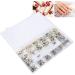 Nail Rhinestones Kit Nail Kit Glass Rhinestones Nail Art Rhinestones Kit Colorful Nail DIY Rhinestones with Rhinestone Picker for Household - Buy Online on GoSupps.com