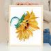 Quilling Kit for Adults - Sunflower Design | Handmade DIY Craft Kit | Home Wall Art Decor | Perfect Gift Idea - Buy Online on GoSupps.com