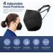 BNX Adjustable Extender for Masks - 14-Pack Black Face Mask Ear Saver - Buy Online on GoSupps.com