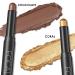 FOCALLURE Shimmer Cream Eyeshadow Stick Set - Long Lasting Waterproof Eye Makeup in Fancy Tabac (2 Pcs) - Buy Online on GoSupps.com