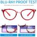5 Pack Blue Light Blocking Reading Glasses for Women - Fashionable Computer Readers with Spring Hinges Anti-Glare & Eyestrain - 2.0 Power - Buy Online on GoSupps.com