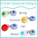 Buy OptoOrg Eco-Friendly Seasonal Contact Lens Cases (4 Pack) - Colorful & Cute Holders for Travel & Daily Use - Buy Online on GoSupps.com