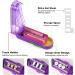 Buy Adjustable Multiple Pill Cutter | Detachable 6-Grid Pill Splitter for Small Tablets - Stainless Steel Blade & Silica Gel Sheet (Purple) - Fast International Shipping - Buy Online on GoSupps.com