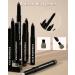 Glitter Cream Eyeshadow Stick Waterproof High Pigmented Shimmer Eyeliner Pencil Eye Shadow Pen Smudge-Proof & Long Lasting Crayon Eyeshadow Built-in Sharpener Eye Brightener Makeup Gift for Women-08# - Buy Online on GoSupps.com