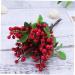 Zerodeko 10 Pcs Wedding Decoration Simulation Berry Branch Christmas Berry Pick Vases for Flowers Flower Vase Artificial Red Berry Stems Floral Plants Picks Display Blueberry Fruit Vacation Redx2pcs Size 5x2pcs - Buy Online on GoSupps.com