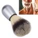 Razor brush for men The art of shaving professional hair razor brush synthetic razor foam brushes mustache cleaning tool with metal handle for men