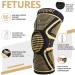 Lexniush Copper Knee Support Brace for Arthritis & Joint Pain Relief - Medium Size - Buy Online on GoSupps.com