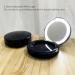 Cushion Foundation Case LED Light Round Mirror Compact Internal Case Cosmetic Empty Package - Buy Online on GoSupps.com