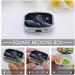Space Print Pill Box - 2 Compartment Metal Organizer | Portable Decorative Medicine Case for Travel & Purse - Buy Online on GoSupps.com