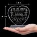 Meaningful YWHL To My Mom Glass Keepsake - Perfect Thank You & Mother's Day Gift - Buy Online on GoSupps.com