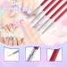 5-Piece Long Nail Art Liner Brushes Set for Painting and Drawing - Thin Detail Brush Pens in Various Sizes - Buy Online on GoSupps.com