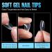 TOMICCA Short Almond Nail Tips - 192Pcs Gel X Acrylic Fake Nails | Half Matte Full Cover | 12 Sizes for DIY & Nail Salon - Buy Online on GoSupps.com