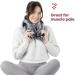 LIVIVO 2L Extra Long Hot Water Bottle with Removable Faux Fur Cover - Giant Size for Full Body Relief in Grey - Buy Online on GoSupps.com