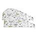 Doodle Stars Dry Hair Cap 2 Piece Quick Drying Towel Set with Button Headband Super Absorbent Soft & Comfortable