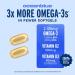 Oceanblue Professional Omega-3 2100 with Vitamin K2 and Vitamin D3-60 Count - Triple Strength Burpless Fish Oil Omega-3 Supplement with EPA DHA & DPA - Wild Caught - Orange Flavor 30 Servings 60 Count (Pack of 1) - Buy Online on GoSupps.com