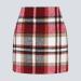 Women's Boho Winter Skirt - A-Line Casual Mini & Long Draped Skirts in Checkered Designs | Shop XXS-XXL - Buy Online on GoSupps.com