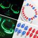Colorful Glow in the Dark Face Jewels Stickers for Halloween | Rhinestone Clown Face Gem Decorations for Kids & Adults - Buy Online on GoSupps.com