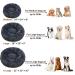 BEAUTYHB Calming Dog and Cat Bed - Anti Anxiety Round Fluffy Bed for Small, Medium, Large Pets - Warm & Washable - 24'' Medium Size - Dark Blue - Buy Online on GoSupps.com