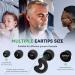 Ultra Soft Noise Cancelling Ear Plugs for Sleeping - NRR 49dB Reusable Silicone Snoring Blocker for Side Sleepers - 10 Size Options (XS/S/M/L) - Black - Buy Online on GoSupps.com