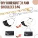 Luinabio Purse Strap Extender Set - 4 Pcs Chain Strap & 8 Pcs Studs Rivets D Ring, 7.9 Inch Length, Flat Purse Strap Accessories - Buy Online on GoSupps.com