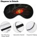 Dream in Style with Dragon Red Eye Sleep Mask - Adjustable Strap, Blocks Light for Night Travel and Nap - Men and Women - Buy Online on GoSupps.com