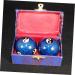 Hapinary Health Massage Handballs Set | Chinese Stress Balls & BAODING Massage Devices for Relaxation | International Shipping Available - Buy Online on GoSupps.com