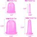 Cupping Therapy Sets 7Pcs | Silicone Anti Cellulite Massage Cups | Vacuum Suction Facial & Body Massager for Adults - Buy Online on GoSupps.com