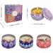 XTDMJ Fragrance Candles Gift Set - 4 Natural Soy Wax Aromatherapy Candles for Stress Relief & Relaxation | Ideal for Christmas Birthdays Baths & Yoga - Buy Online on GoSupps.com