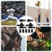 SAVITA Finger Splints & Sleeves Set - Adjustable Finger Stabilizer Brace for Sprained, Swollen, Strained Fingers (Black) - Buy Online on GoSupps.com