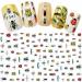 Insect Bee and Dragonfly 3D Nail Sticker Set - Foil Decals Manicure Accessories - Buy Online on GoSupps.com